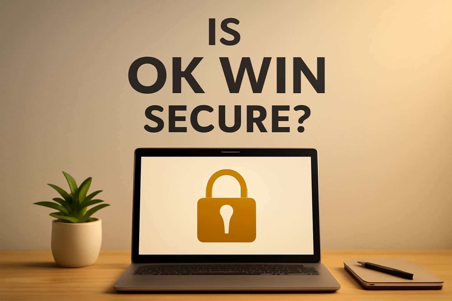 An informative visualization about the security of Ok Win.