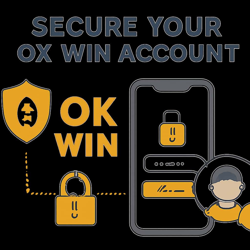 An informative diagram outlining security steps for Ok Win.
