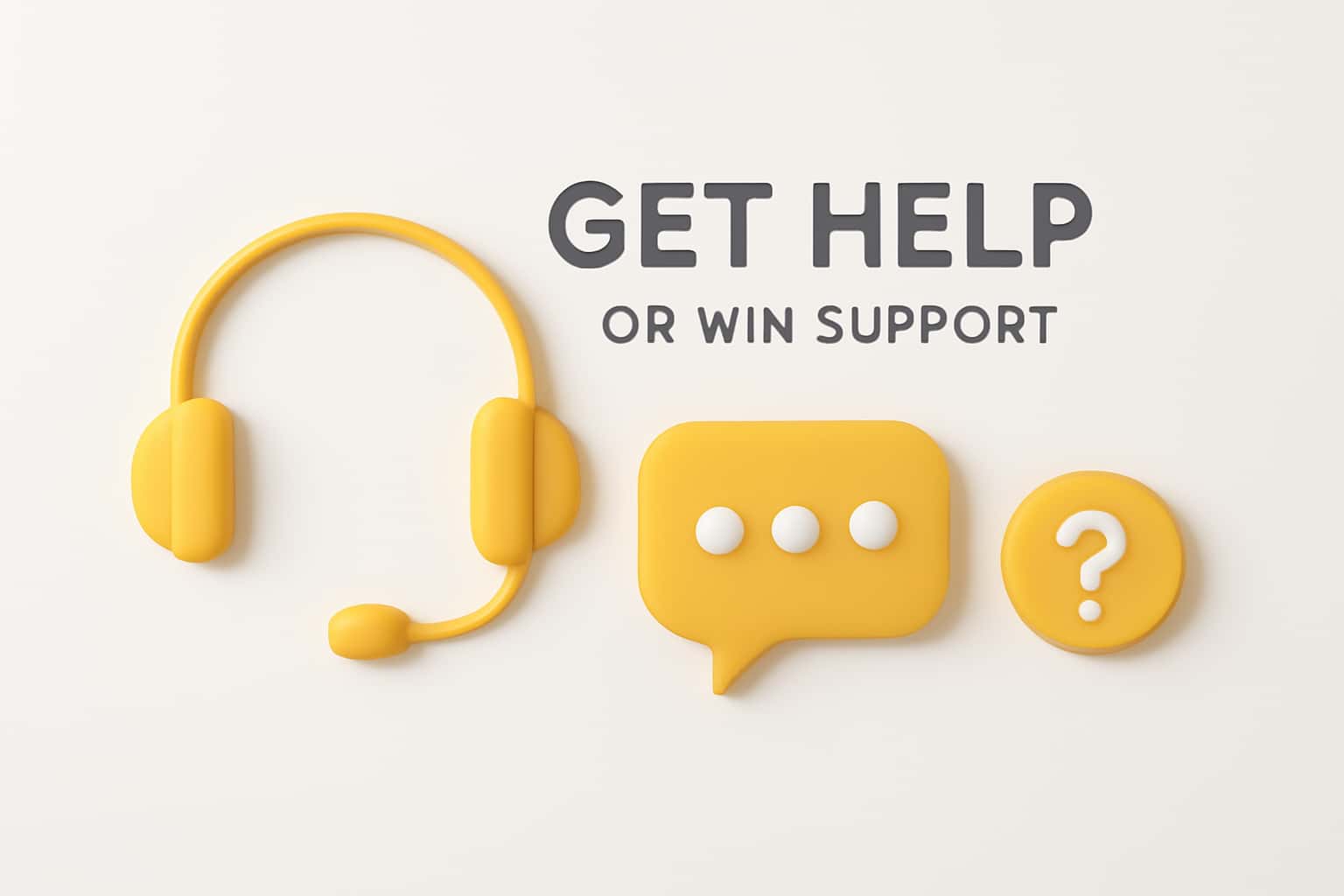 Get Help - Ok Win Support Interface